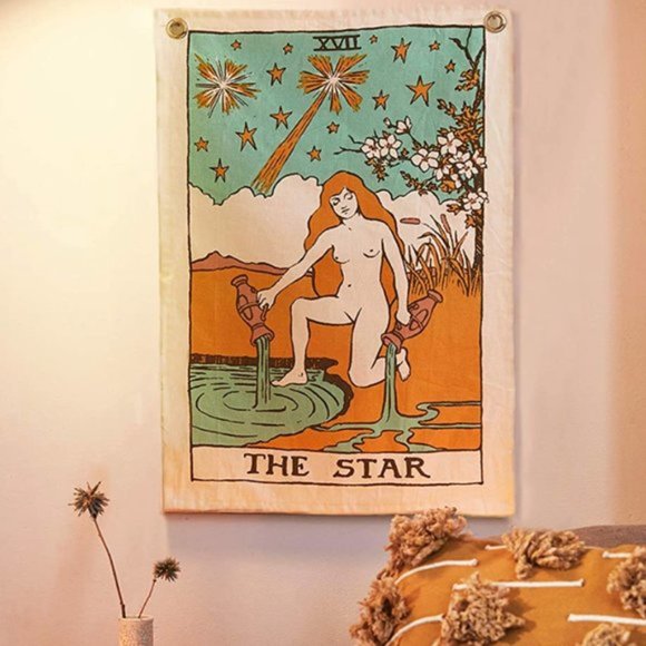 The Sun, Moon and Star Tarot Tapestries Wall Decor - Picture 4 of 6